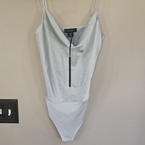 House of Harlow 1960 Satin White Top